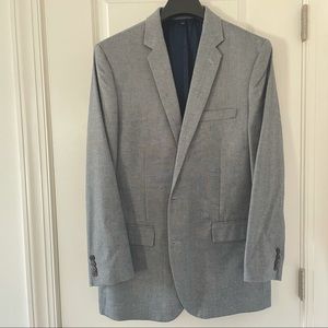 J. Crew Thompson Suit Gray Oxford Cloth
